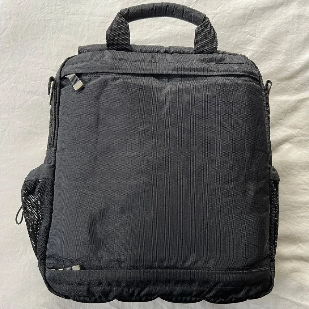 Heritage Laptop Backpack in Black